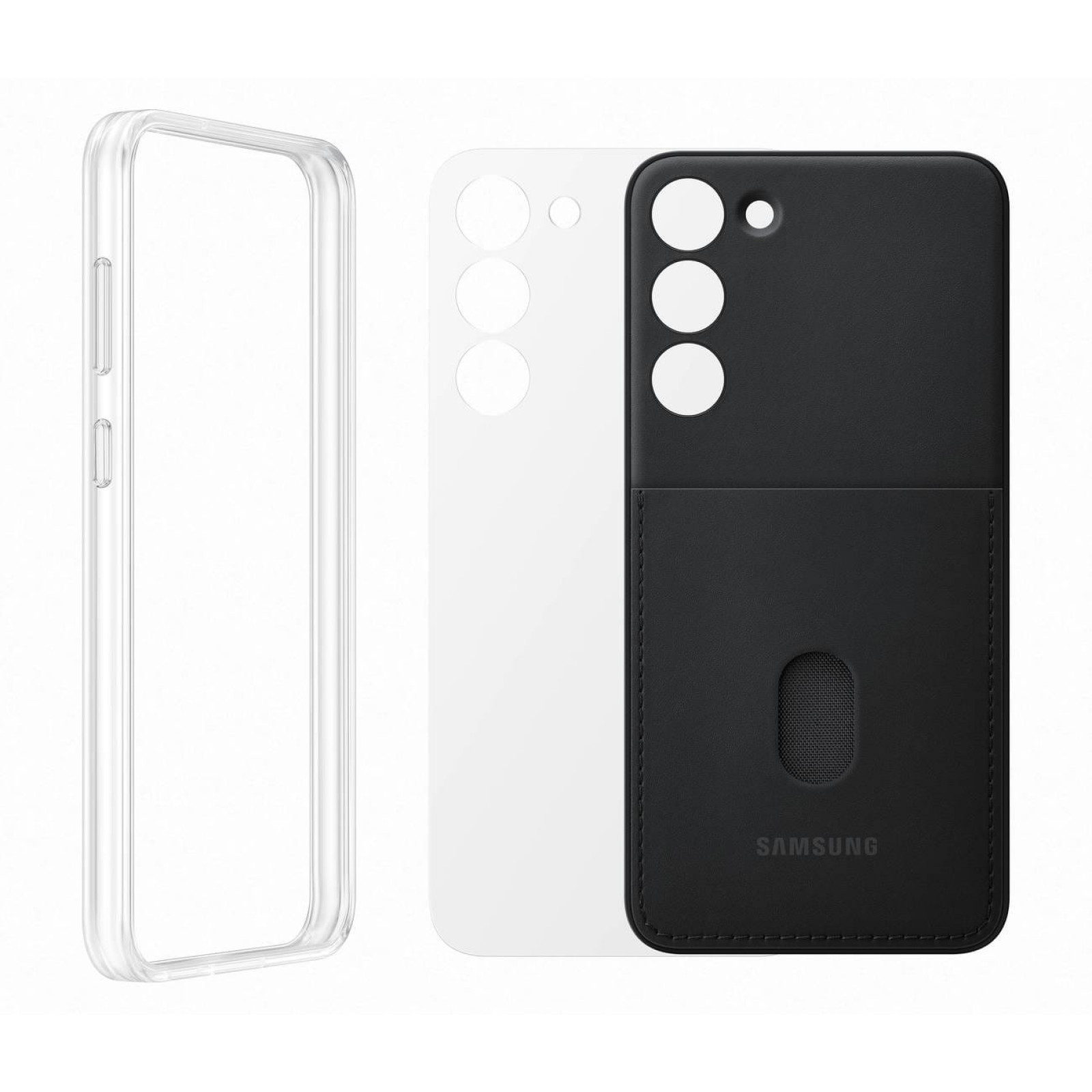 Оригинален гръб Samsung Frame Cover за Samsung Galaxy S23 Plus - Черен, EF-MS916CBE
