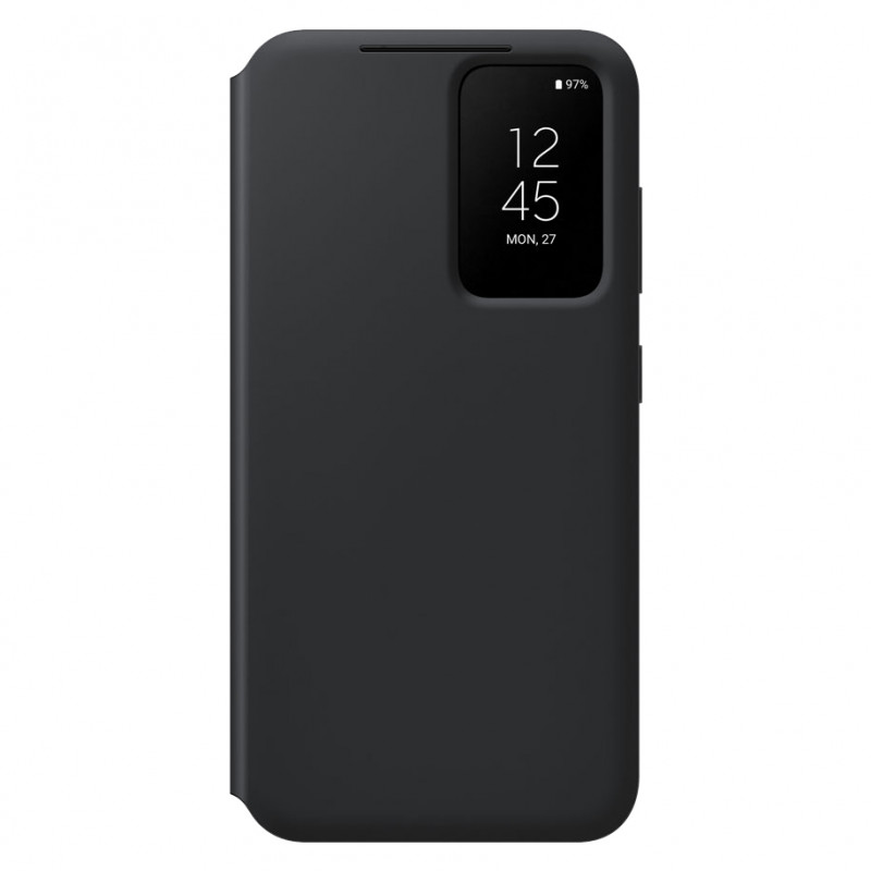 Оригинален калъф Samsung Clear View Cover за Samsung Galaxy S23 - Черен, EF-ZS911CBE