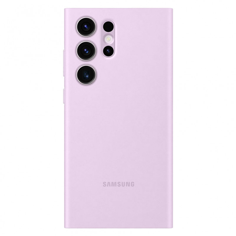 Оригинален калъф Samsung Clear View Case за Samsung Galaxy S23 Ultra - Лилав, EF-ZS918CVE