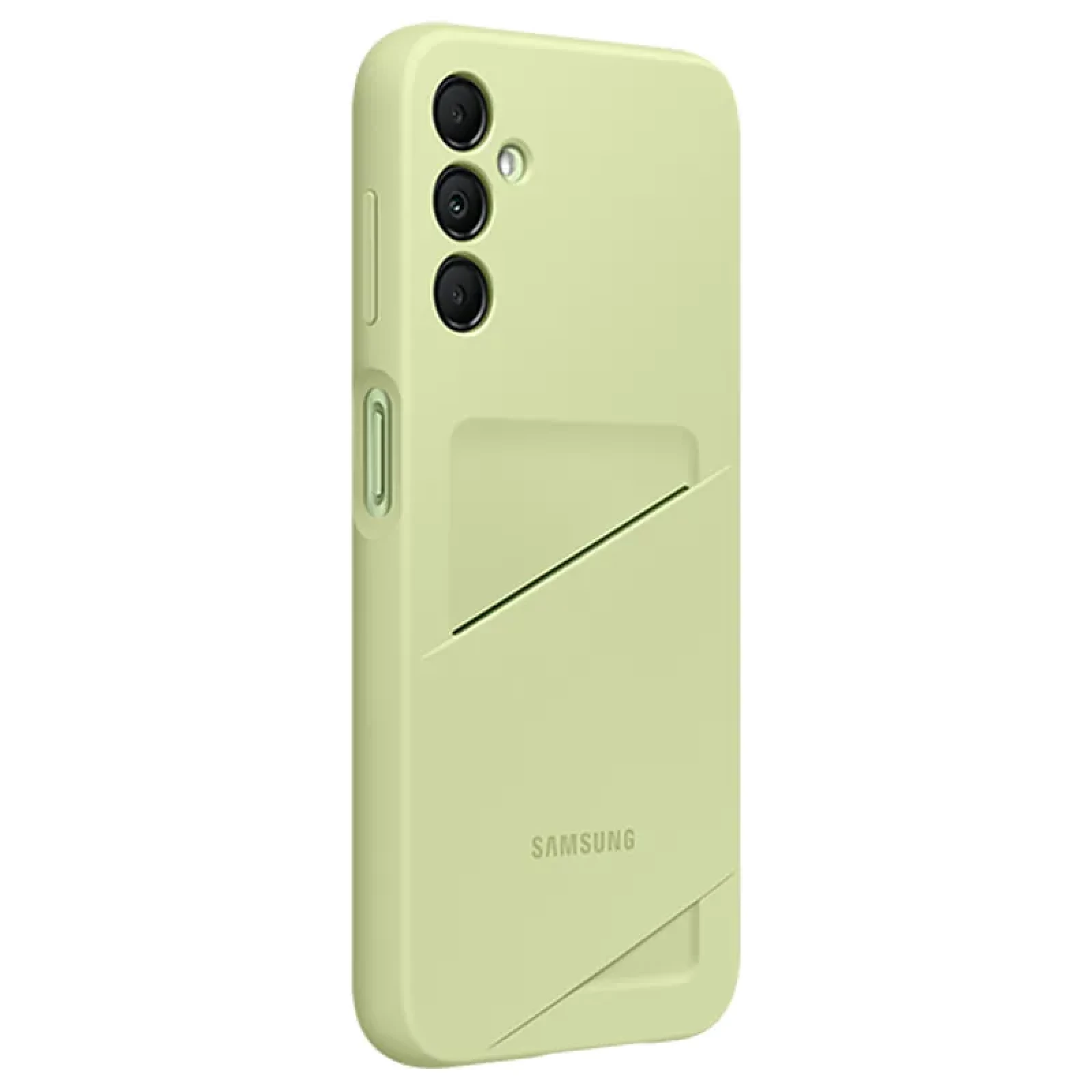 Оригинален гръб Samsung Card Slot Cover за Samsung Galaxy A14/A14 5G - Lime, EF-OA146TGE