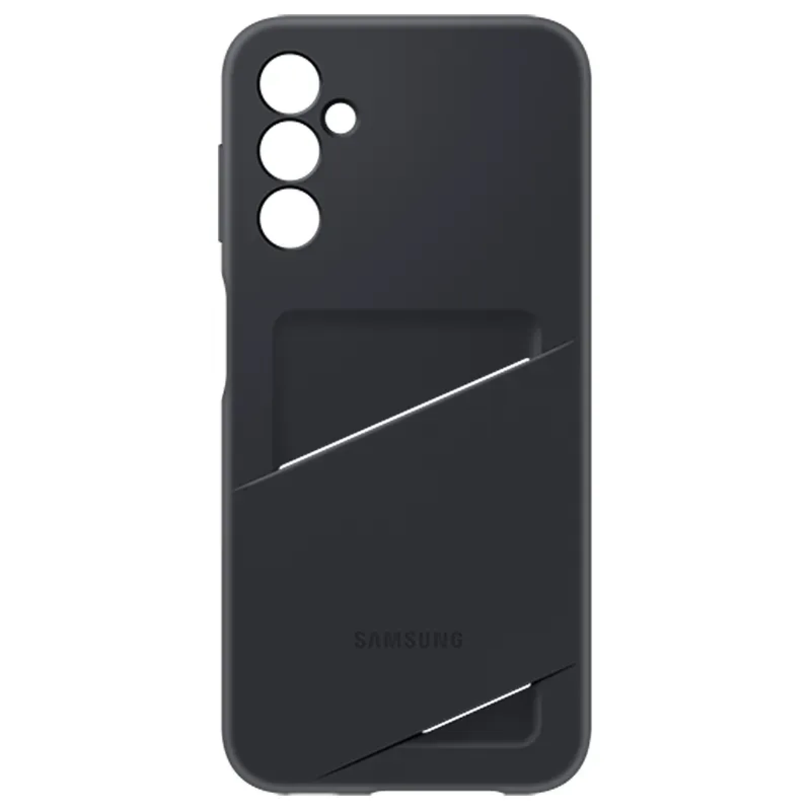 Оригинален гръб Samsung Card Slot Cover за Samsung Galaxy A14/A14 5G - Черен, EF-OA146TBE