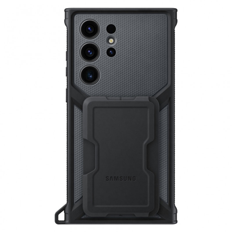 Гръб Samsung Protective Standing Cover за Samsung Galaxy S23 Ultra - Тъмно Сив , EF-RS918CBE