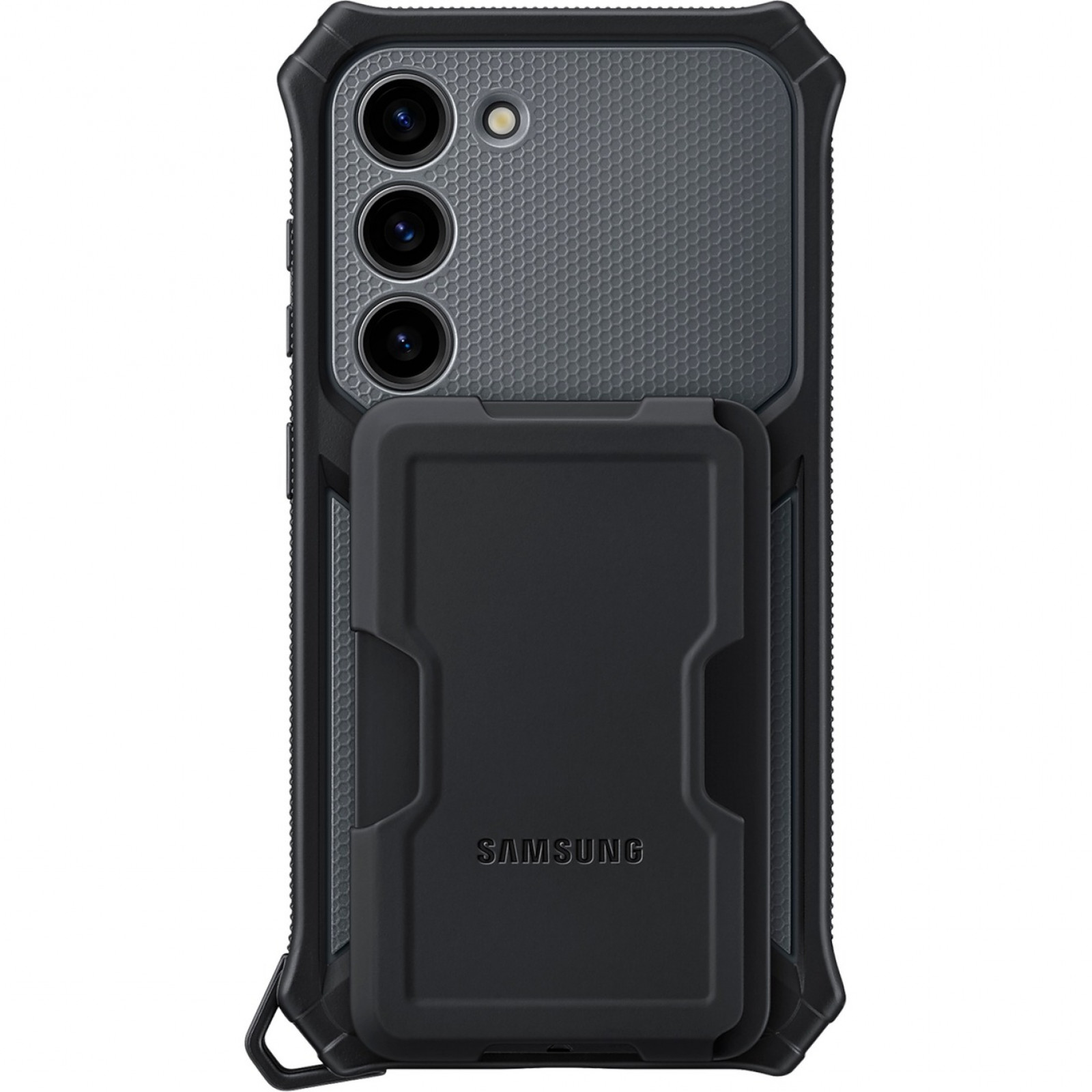 Оригинален гръб Samsung Protective Standing Cover за Samsung Galaxy S23 Plus - Тъмно сив, EF-RS916CBE