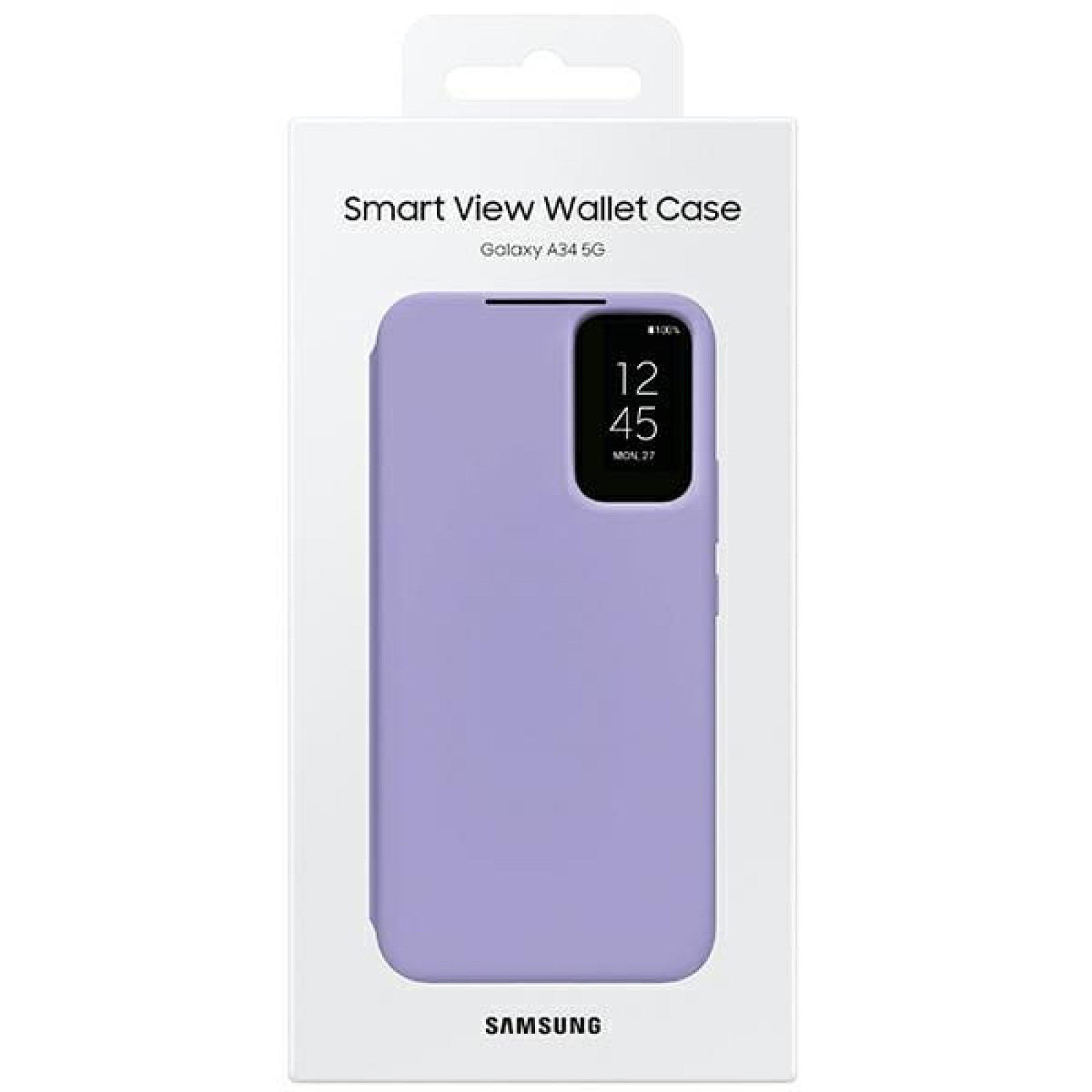 Оригинален калъф  Samsung Smart View Cover за Samsung Galaxy A34 5G - Лилав, EF-ZA346CVE