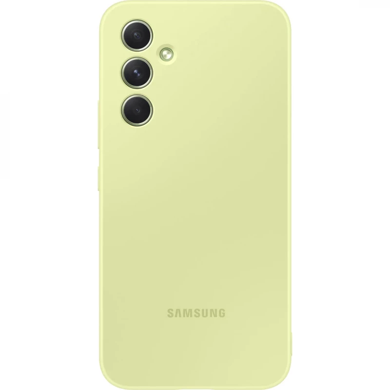 Оригинален гръб Samsung Silicone Cover за Samsung Galaxy A54 5G - Lime, EF-PA546TGE