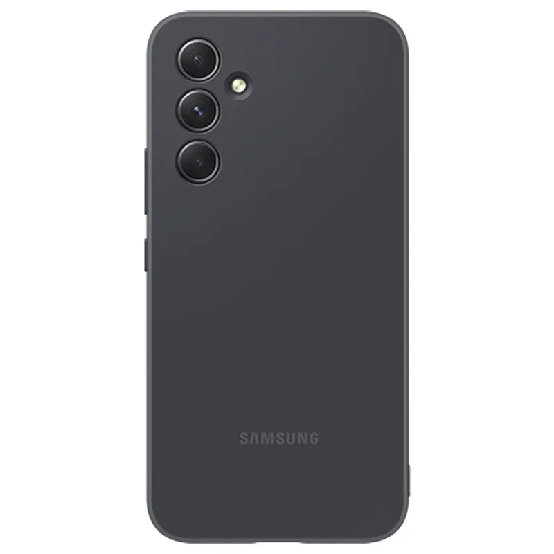 Оригинален гръб Samsung Silicone Cover за Samsung Galaxy A54 5G - Черен, EF-PA546TBE