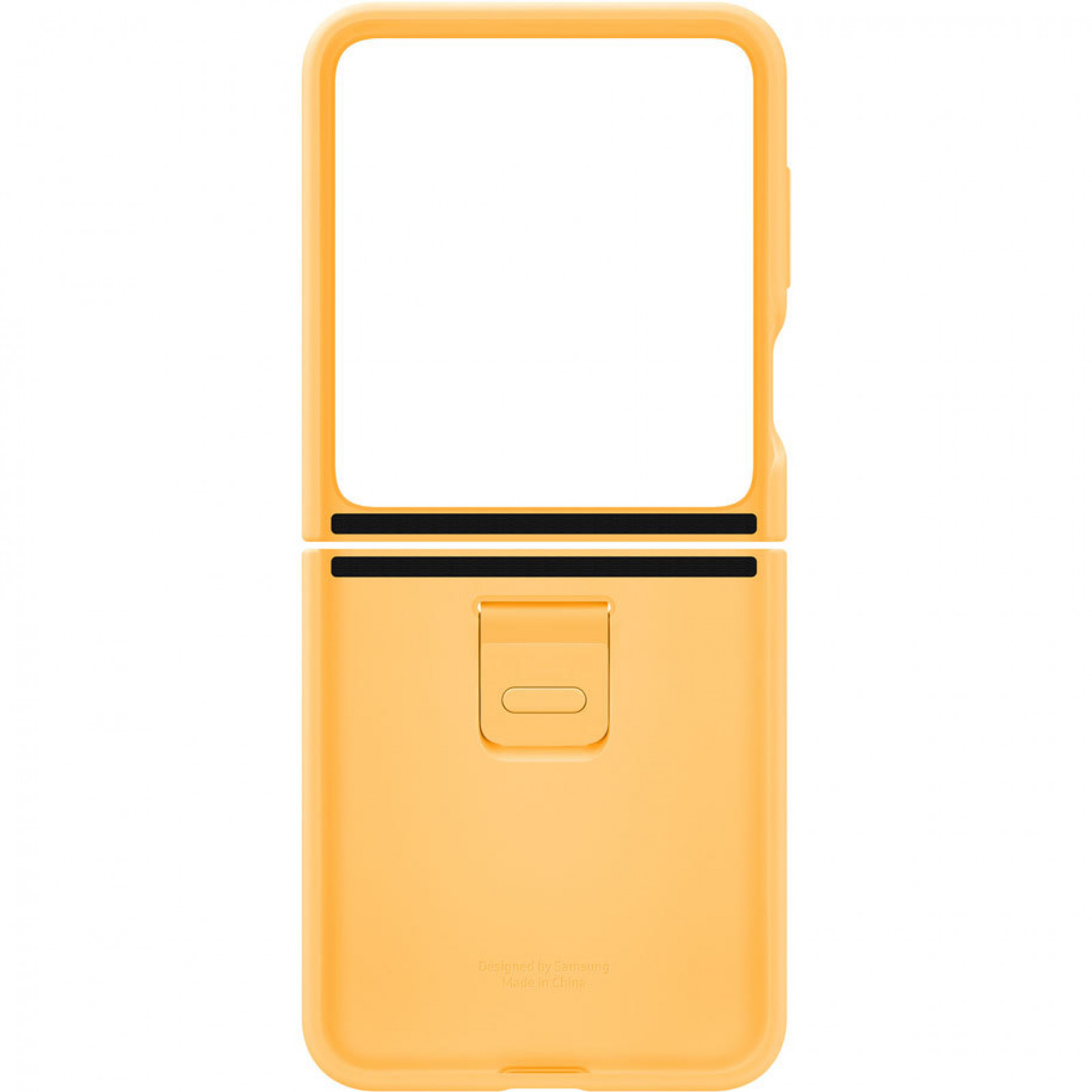 Оригинален гръб Samsung Silicone Cover with Ring за Galaxy Z Flip 5 - Apricot, EF-PF731TOE