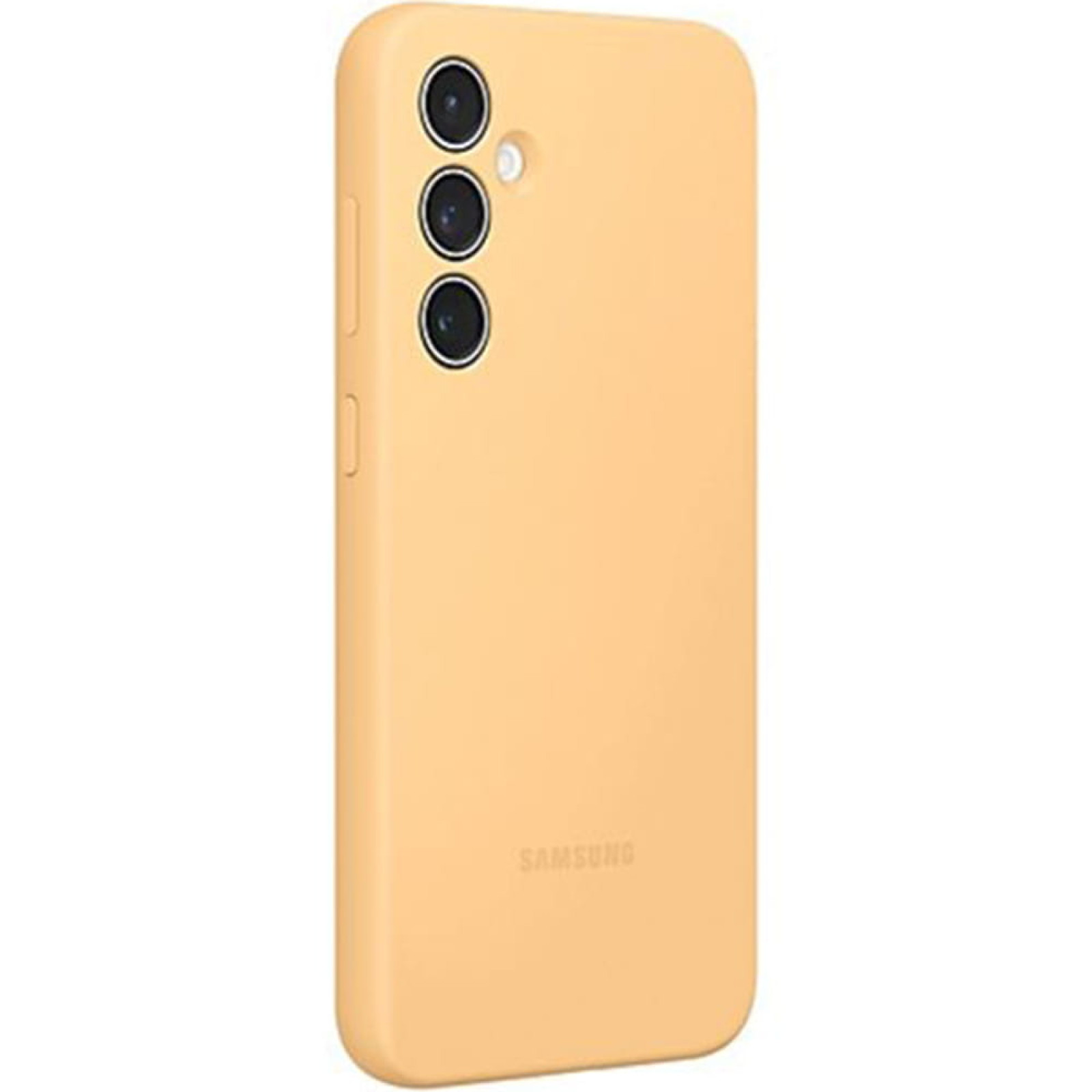 Оригинален гръб Samsung за Galaxy S23 FE, Silicone Cover, Apricot, EF-PS711TOE
