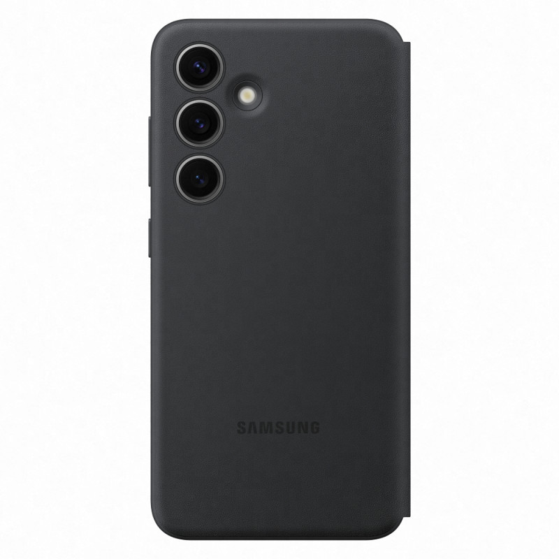 Оригинален калъф Samsung S-View Case за Galaxy S24 - Черен, EF-ZS921CBE