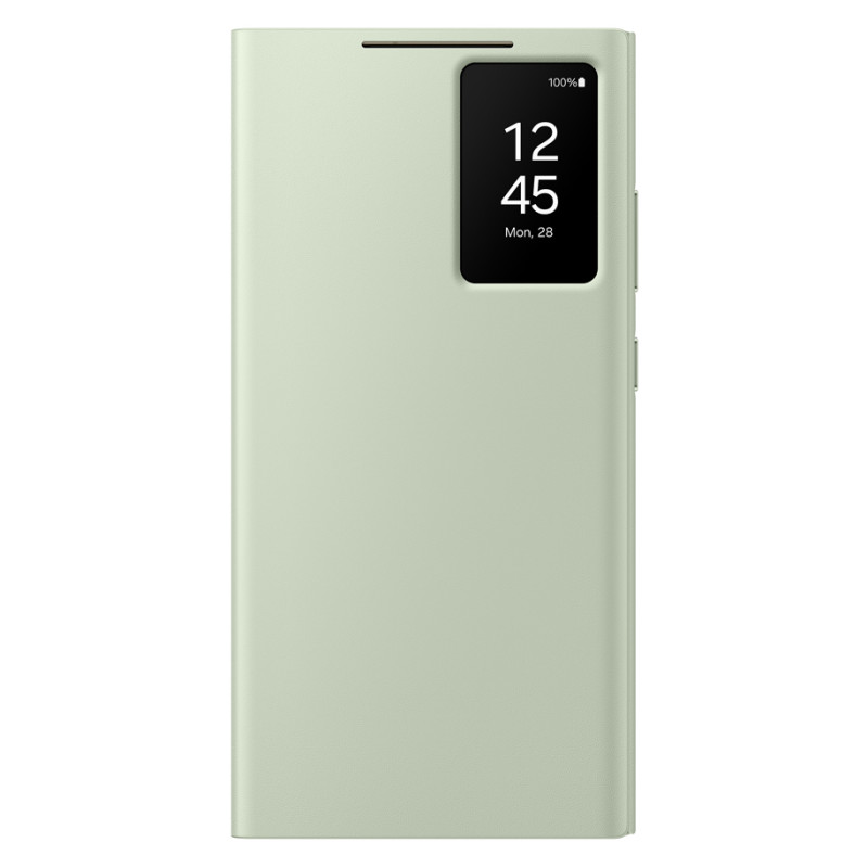 Оригинален калъф Samsung за Galaxy S24 Ultra, Smart View Case, Светло зелен, EF-ZS928CGE