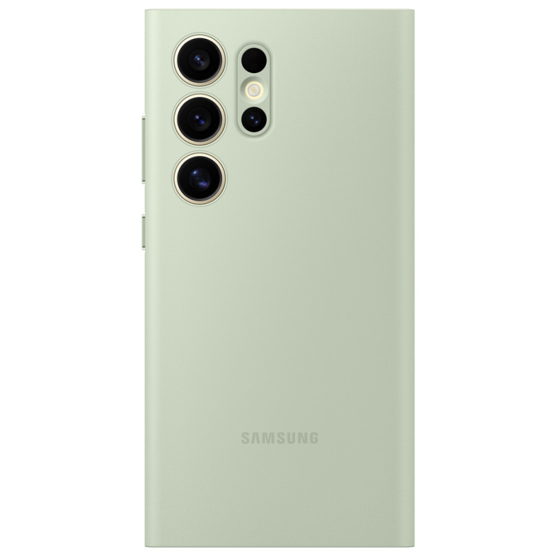Оригинален калъф Samsung за Galaxy S24 Ultra, Smart View Case, Светло зелен, EF-ZS928CGE