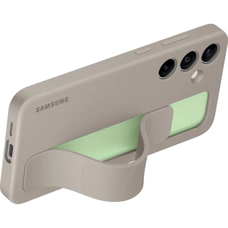 Оригинален гръб  Samsung Standing Grip Cover за Galaxy S24 Plus - Taupe, EF-GS926CUE