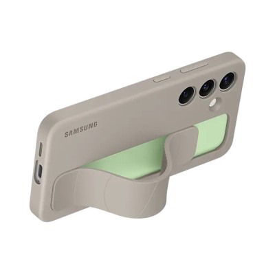 Оригинален калъф Samsung Standing Grip Cover за Galaxy S24 - Taupe, EF-GS921CUE