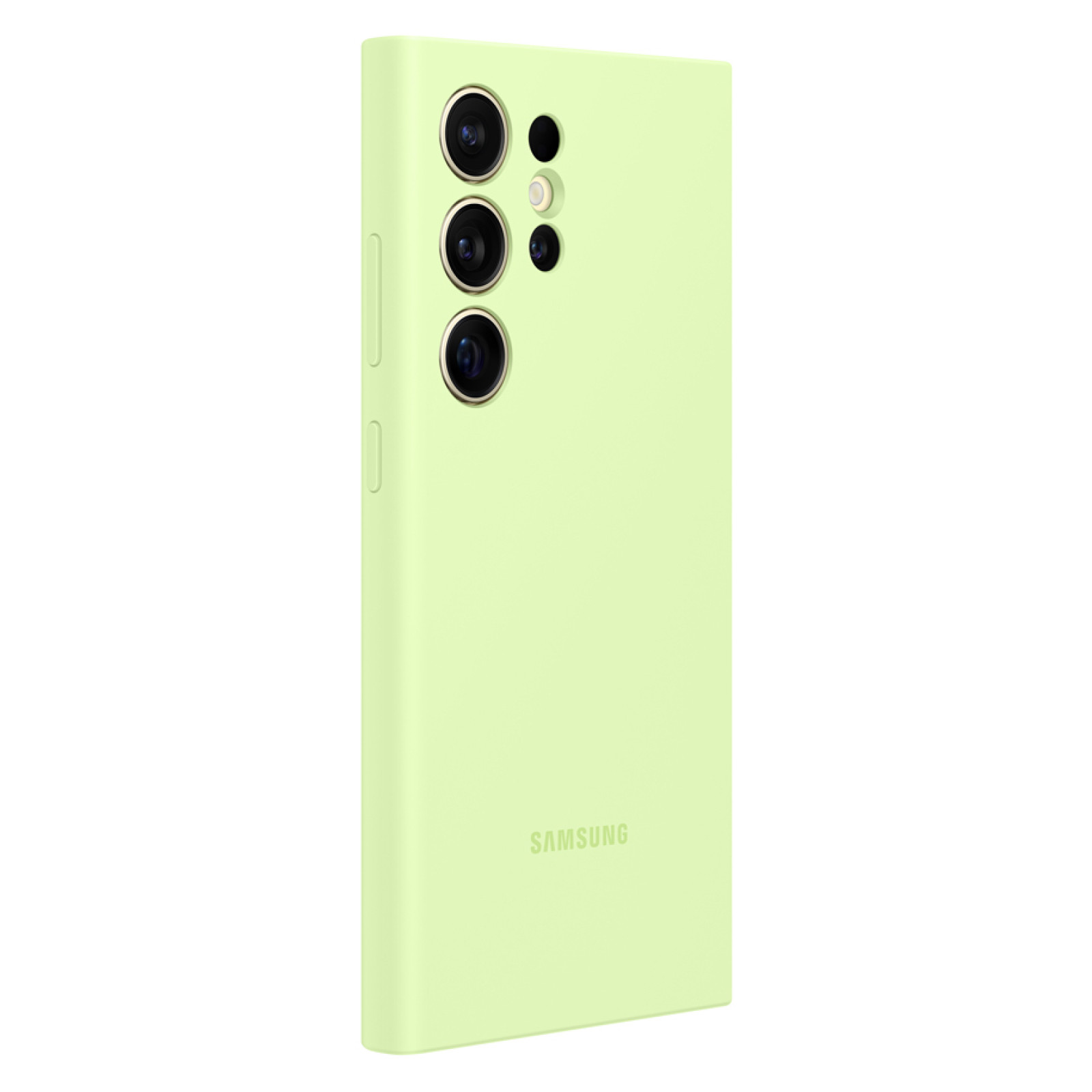 Оригинален гръб Samsung за Galaxy S24 Ultra, Silicone Cover, Lime, EF-PS928TGE