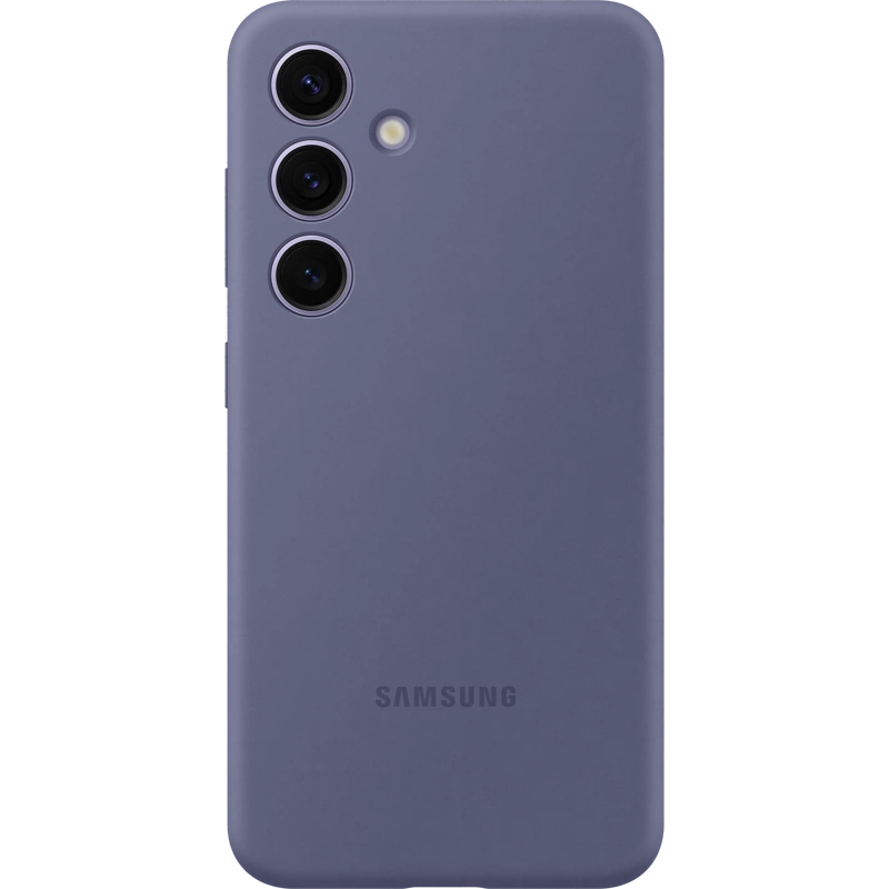 Оригинален гръб Samsung за Galaxy S24 , Silicone Cover, Лилав, EF-PS921TVE