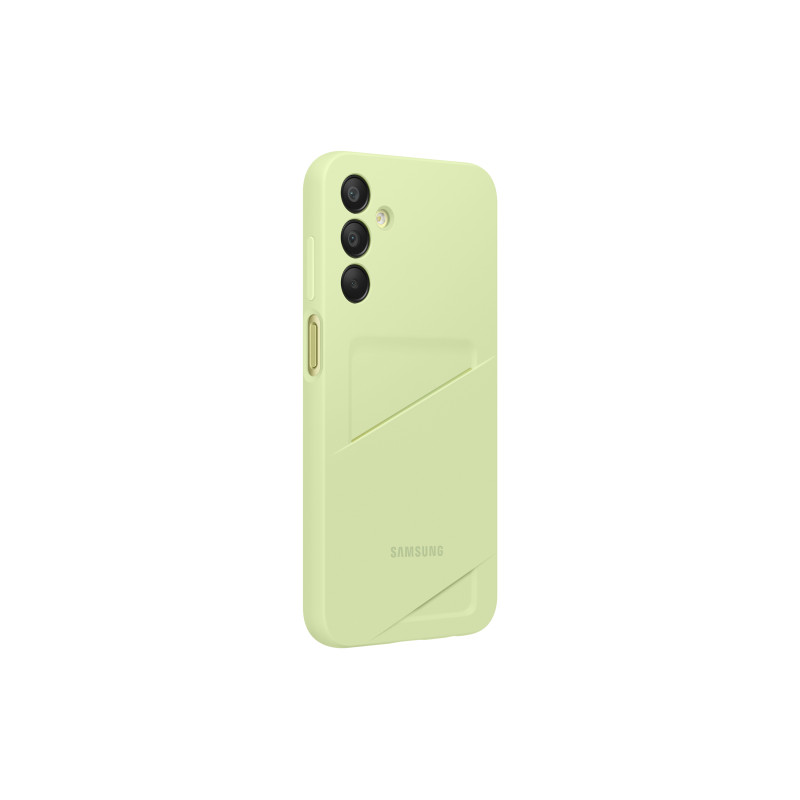 Оригинален гръб Samsung Card Slot Cover за Galaxy A15 4G/5G - Lime, EF-OA156TME