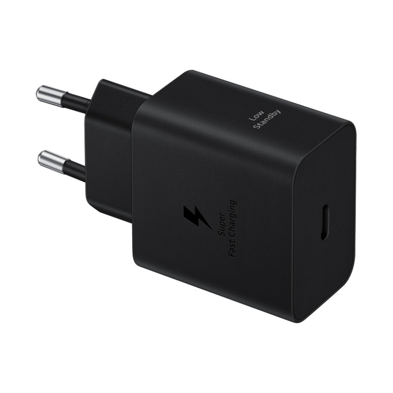 Оригинално зарядно  Samsung USB-C 45W Travel Charger + USB-C Data Cable - Черно, EP-T4511XBE