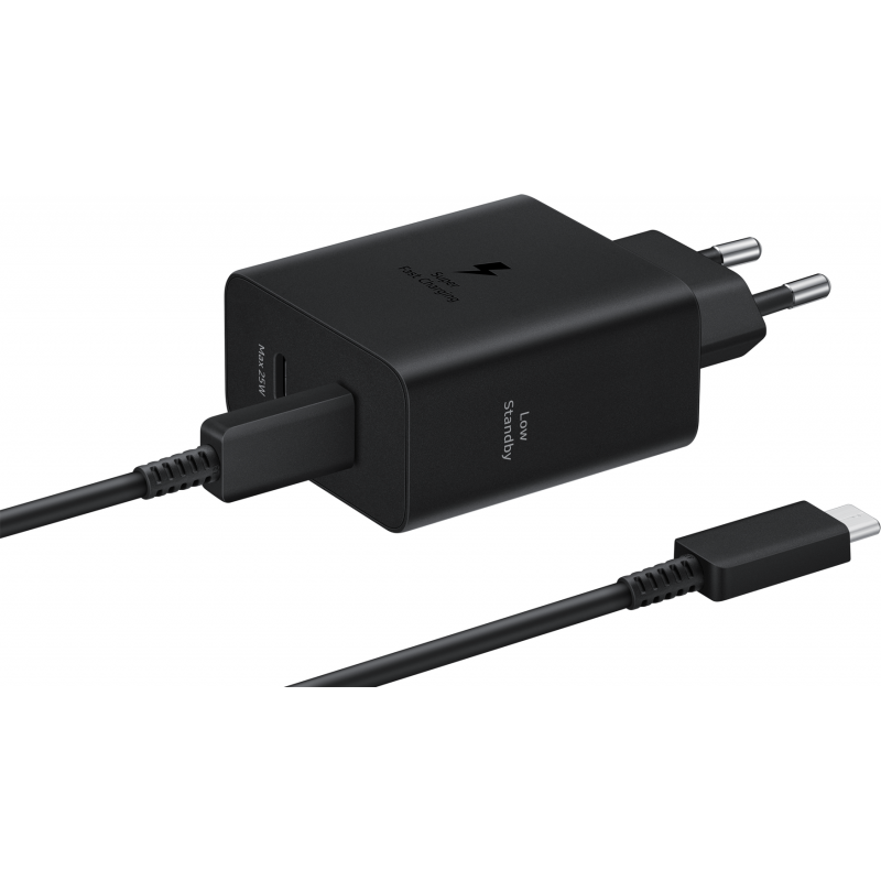 Оригинално Зарядно 220V  Samsung Dual USB-C 50W Tr...