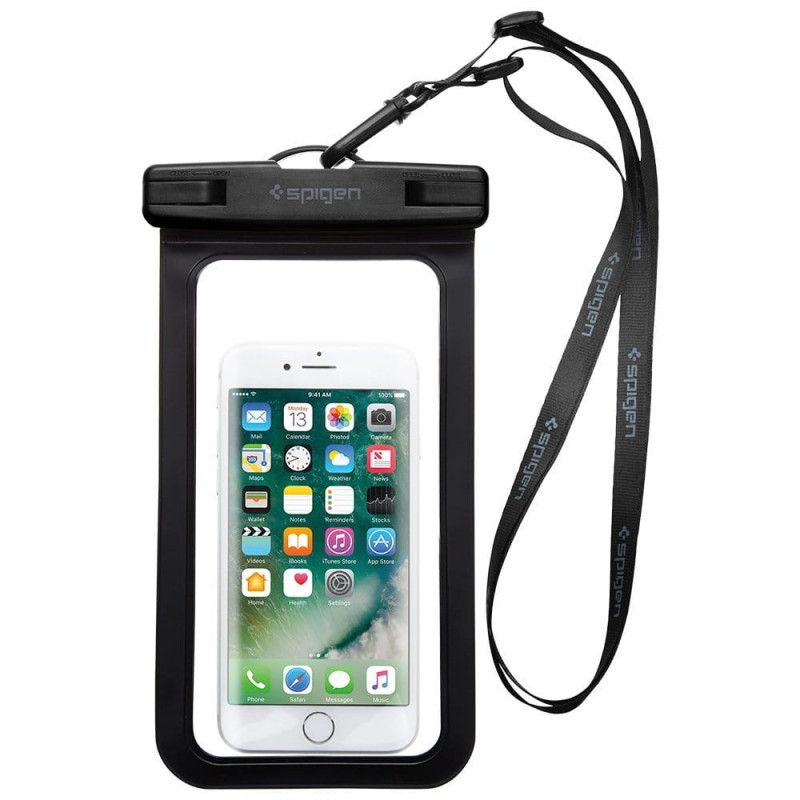 Водоустойчив калъф Spigen Velo A600 Waterproof Phone Case - Черен