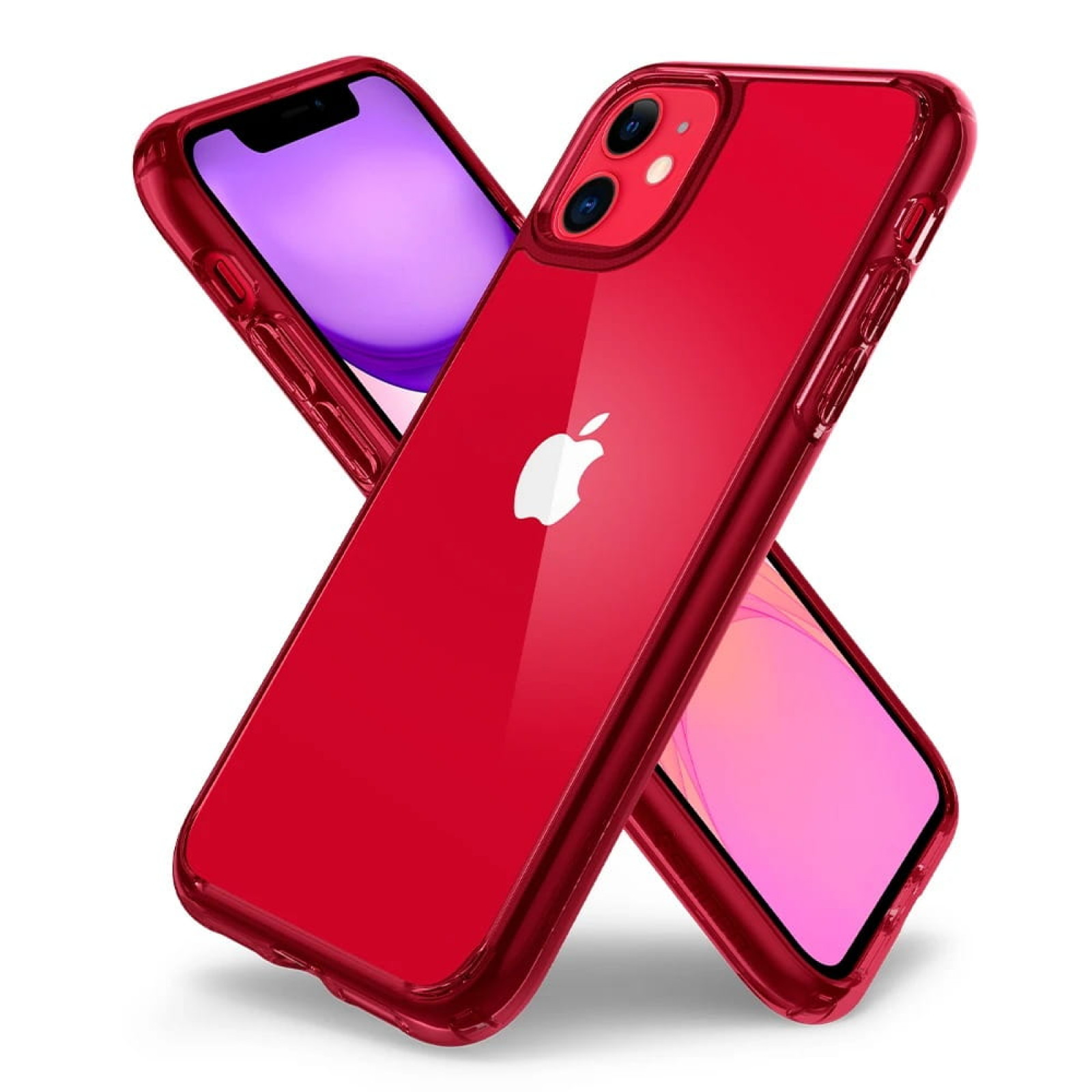 Гръб Spigen Ultra Hybrid за iPhone 11 6.1 - Червен