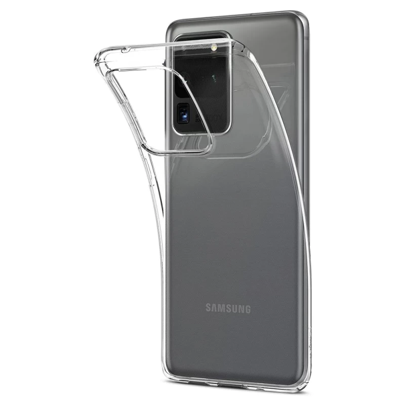 Гръб Spigen Liquid Crystal за Galaxy S20 Ultra - Прозрачен