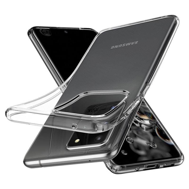 Гръб Spigen Liquid Crystal за Galaxy S20 Ultra - Прозрачен