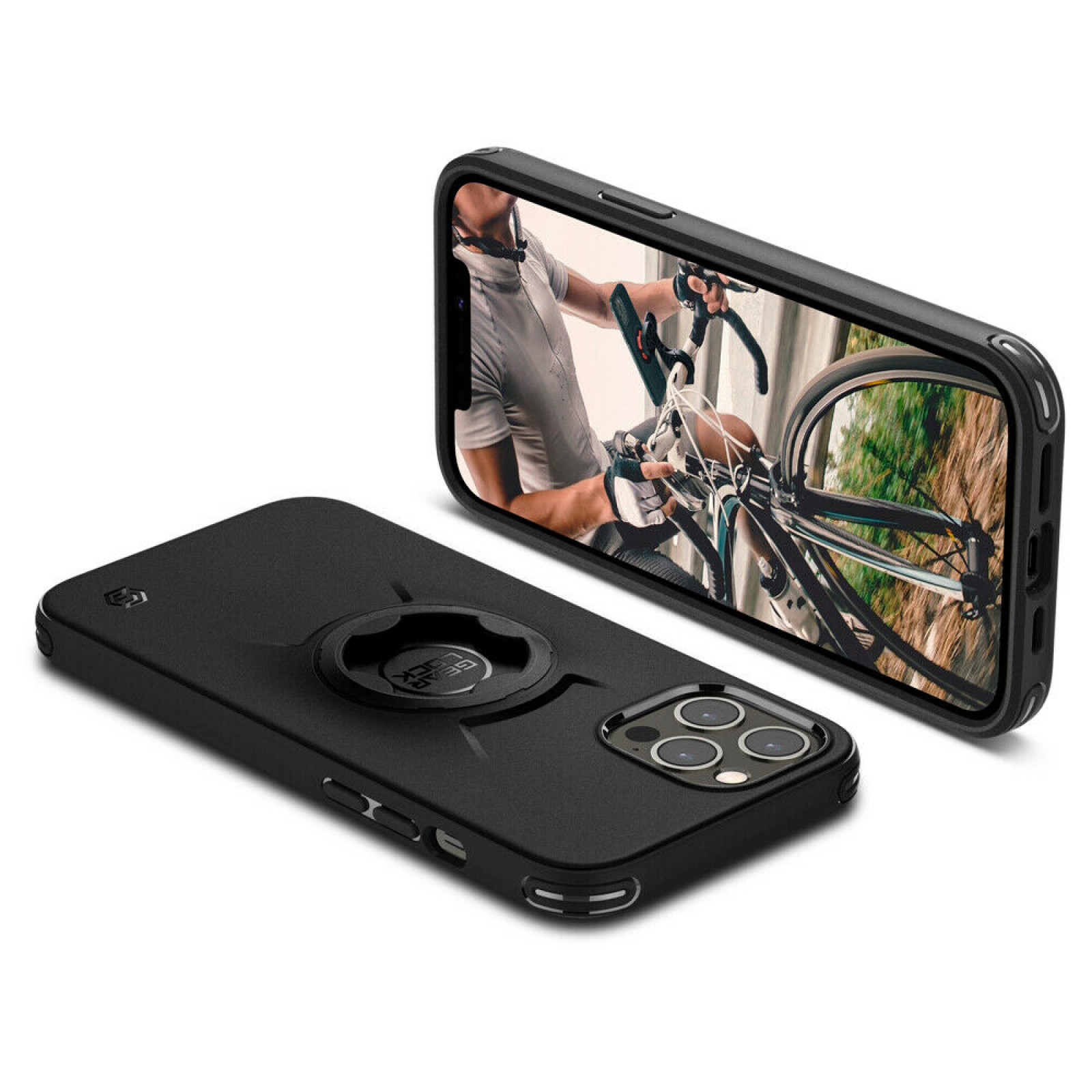 Гръб Spigen Gearlock Bike Mount Case за iPhone 12/12 Pro - Черен