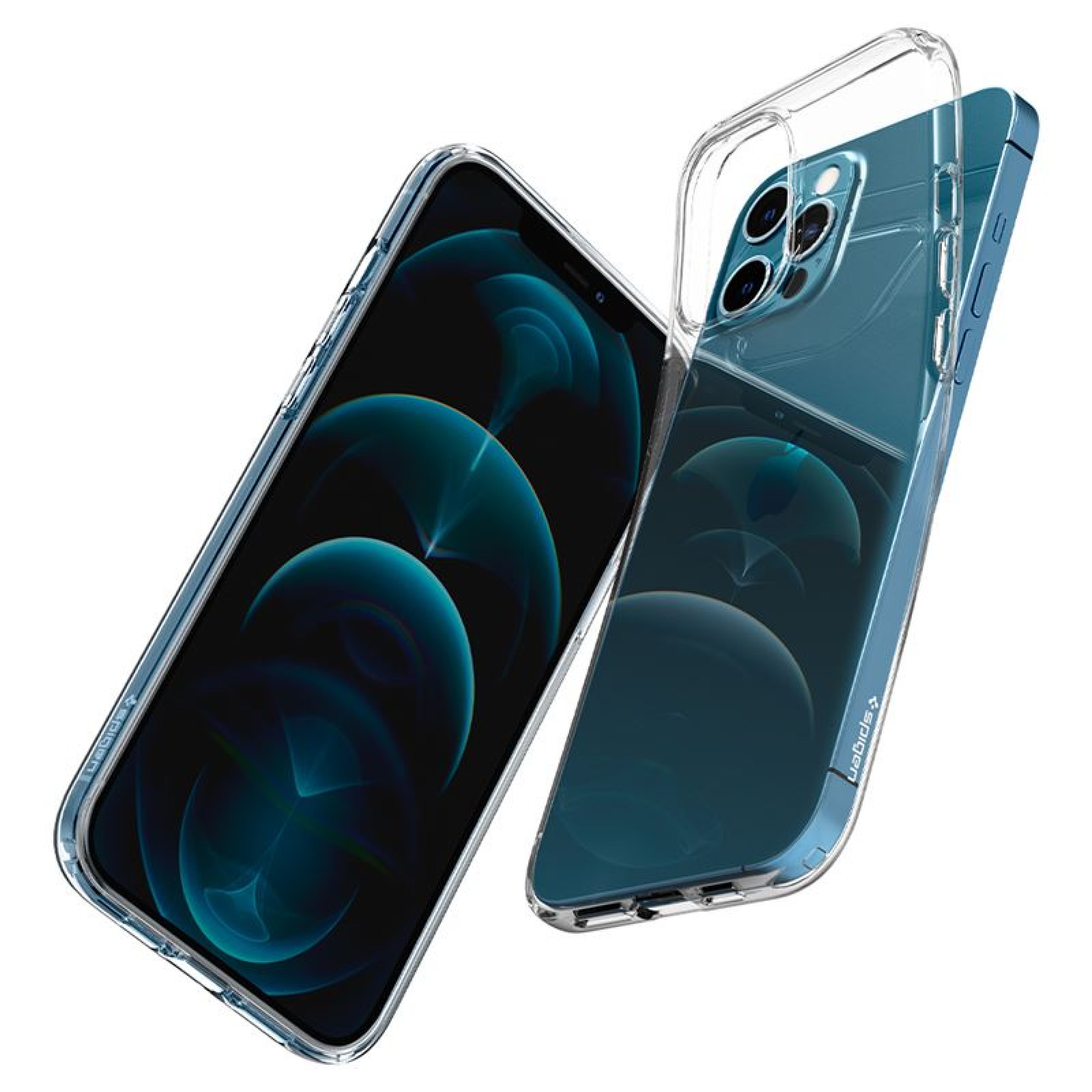 Гръб Spigen Liquid Crystal за iPhone 12 Pro Max - Прозрачен