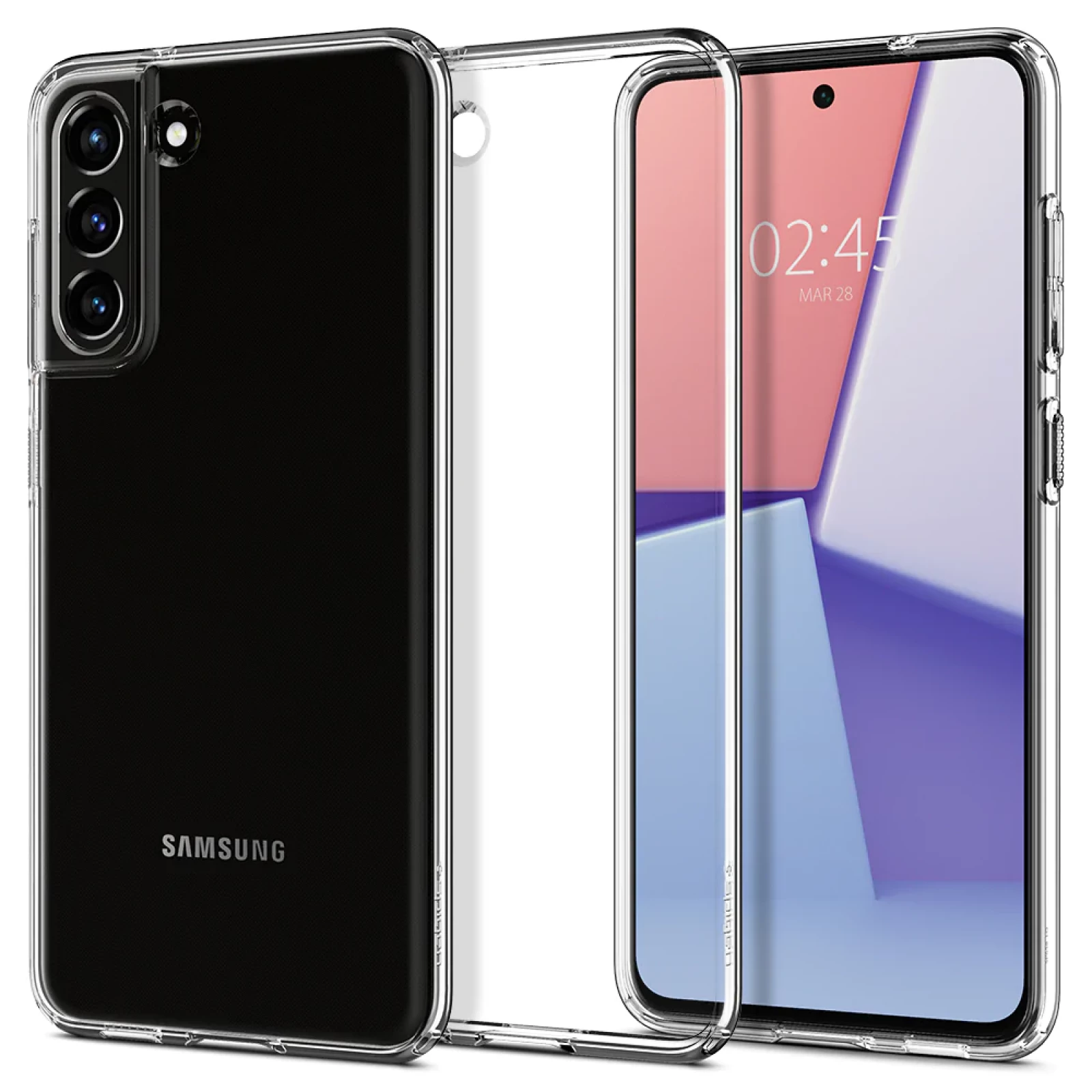 Гръб Spigen Liquid Crystal за Samsung Galaxy S21 FE 5G - Прозрачен