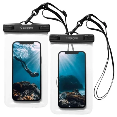 Водоустойчив калъф Spigen Aqua Shield WaterProof Case A601, комплект 2 броя - Прозрачни Водоустойчив калъф Spigen Aqua Shield WaterProof Case A601, комплект 2 броя - Прозрачни