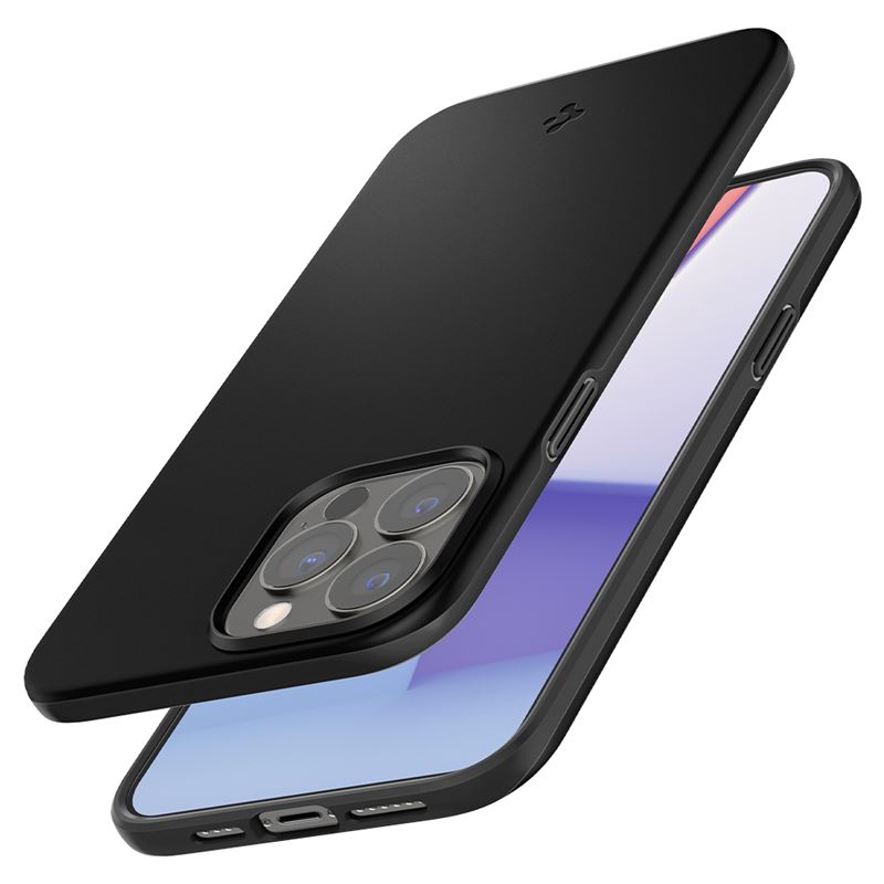 Гръб Spigen Thin Fit за iPhone 13 Pro Max - Черен