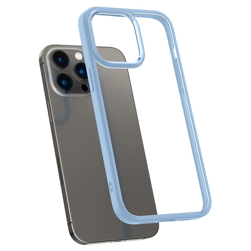 Гръб Spigen за iPhone 14 Pro Max,  Crystal Hybrid, Sierra blue