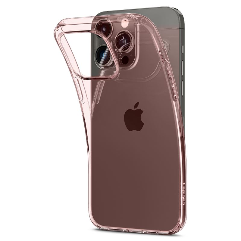 Гръб Spigen за iPhone 14 Pro Max, Crystal Flex, Rose crystal