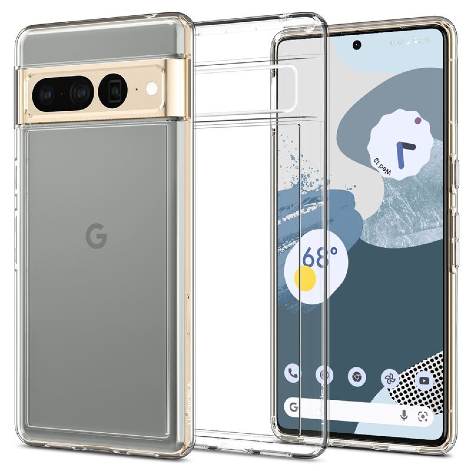 Гръб Spigen Ultra Hybrid за Google Pixel 7 Pro - Прозрачен