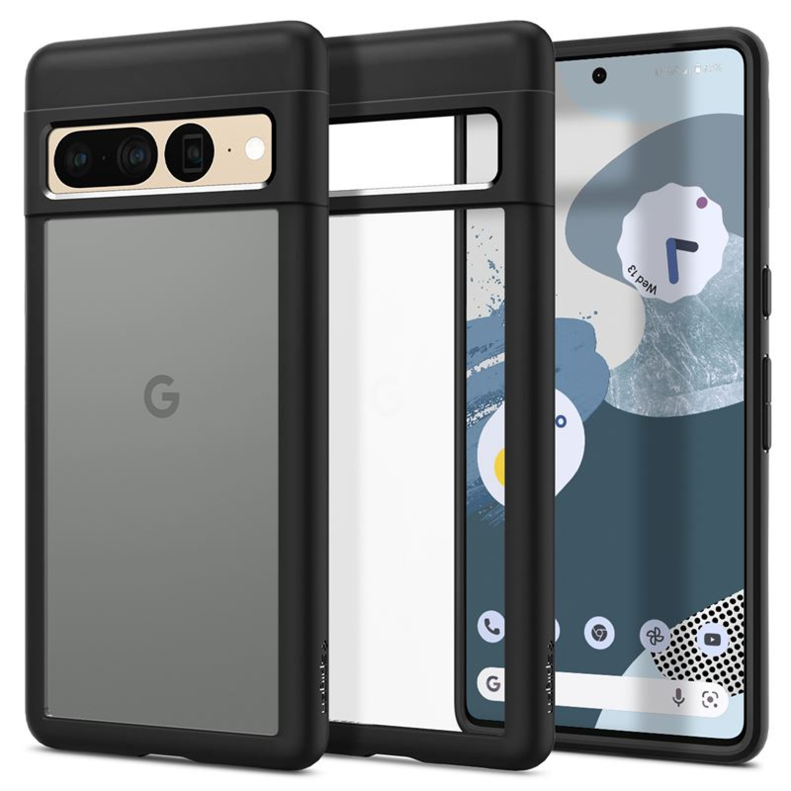 Гръб Spigen Ultra Hybrid за Google Pixel 7 Pro - Черен