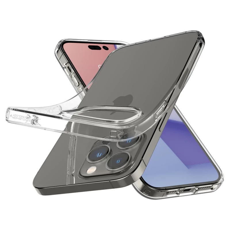 Гръб Spigen Liquid Crystal за iPhone 14 Pro Max  - Прозрачен