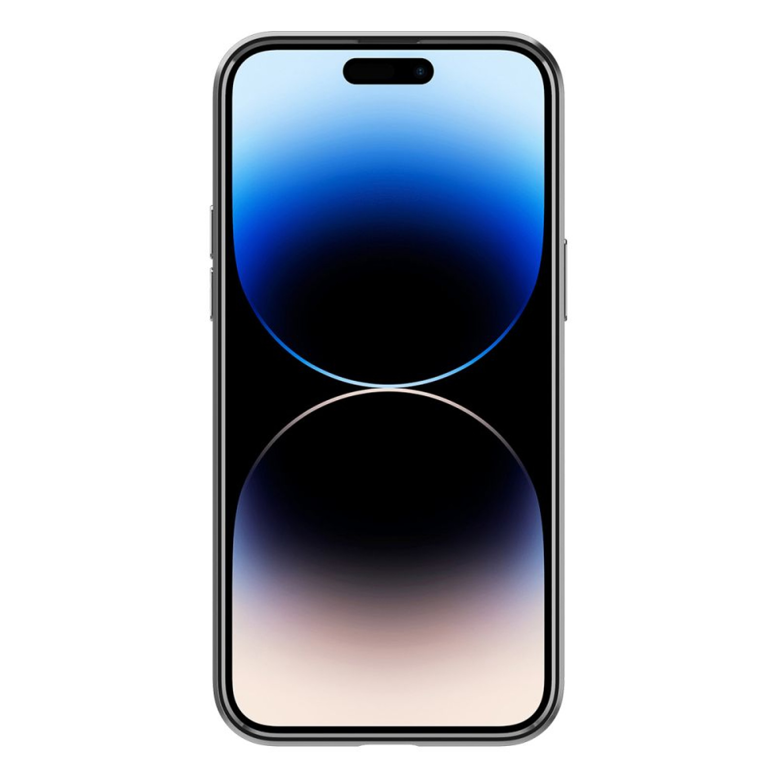 Гръб Spigen Optik Crystal за  iPhone 14 Pro - Порзрачен със сребриста рамка