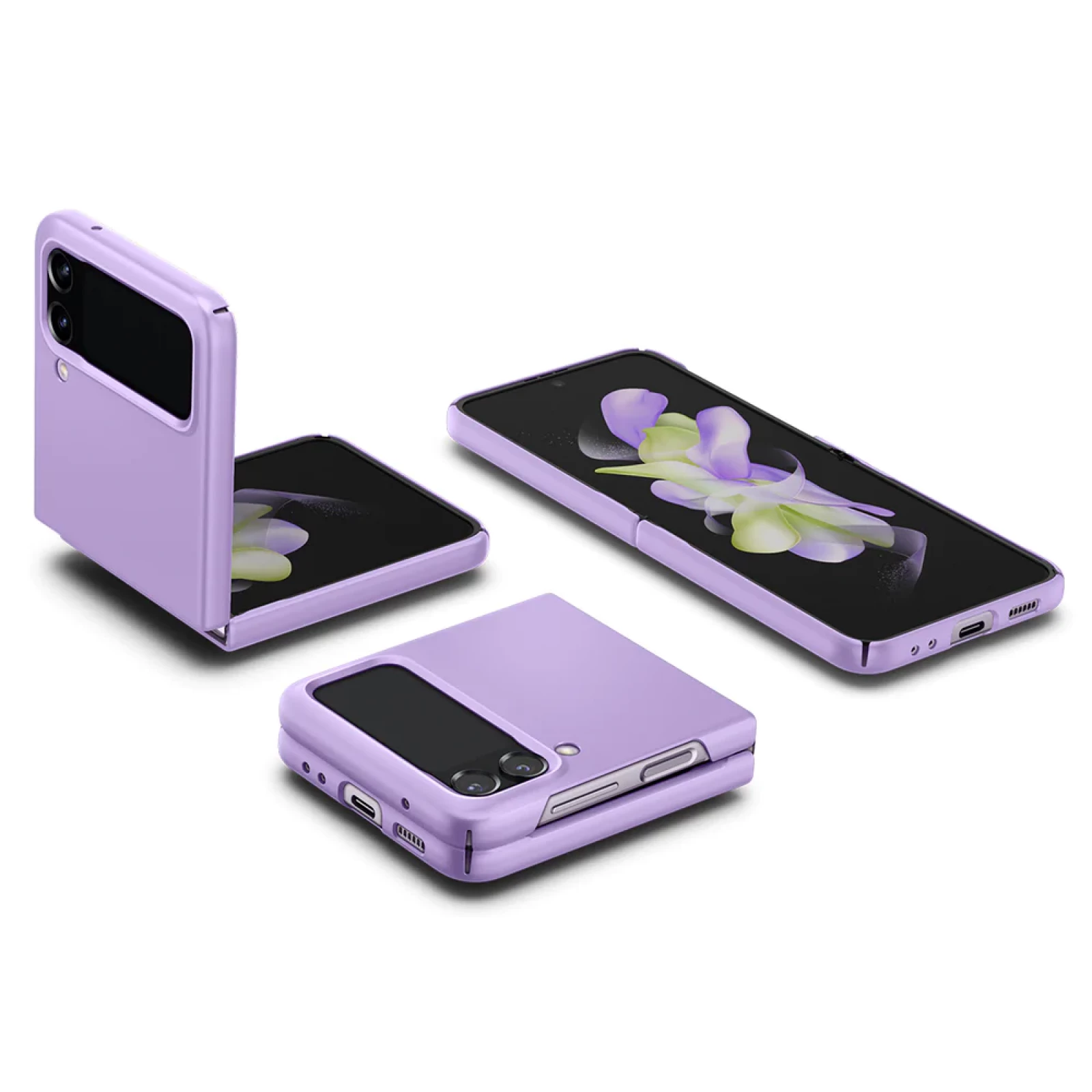 Гръб Spigen AirSkin Color за Galaxy Z Flip 4 - Лилав