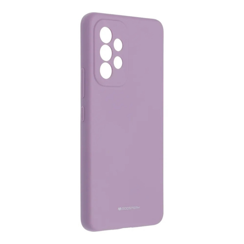 Гръб Mercury Silicone case за Samsung A53 - Лилав