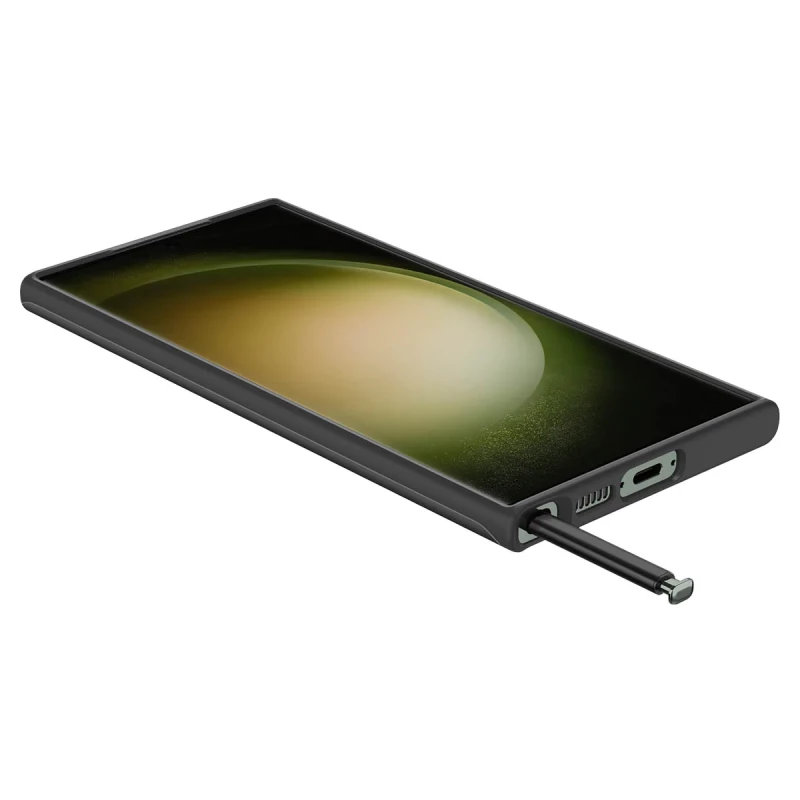 Гръб Spigen Thin Fit за Samsung Galaxy S23 Ultra - Черен