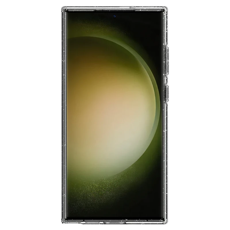 Гръб Spigen Liquid Crystal Glitter за Samsung Galaxy  S23 Ultra - Прозрачен с блясък
