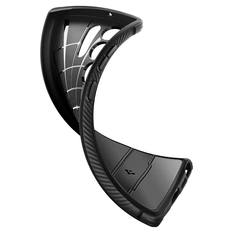 Гръб Spigen Rugged Armor за Samsung Galaxy S23 Ultra  - Черен