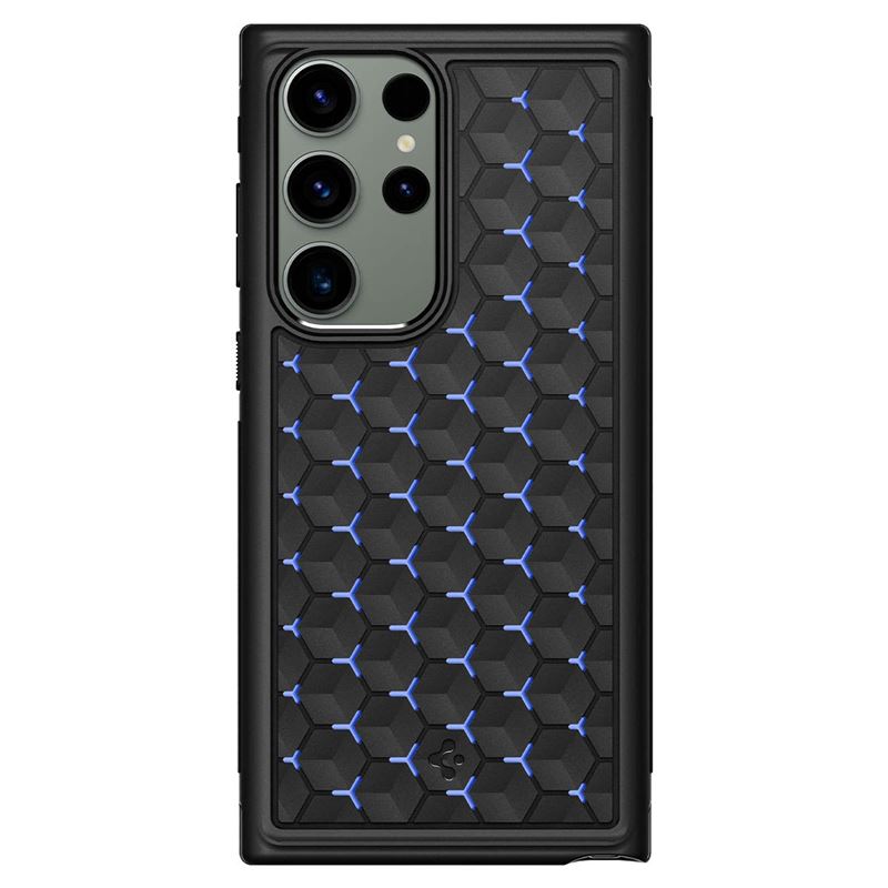 Гръб Spigen за Samsung Galaxy S23 Ultra, Cryo Armor, Черен