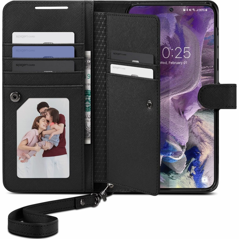 Калъф Spigen Wallet S Plus за Samsung Galaxy S23 P...