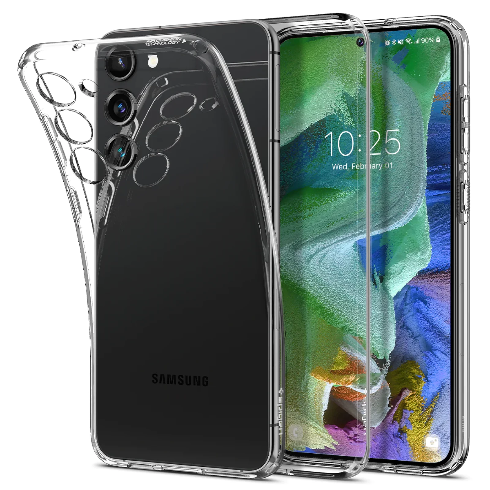 Гръб Spigen Liquid Crystal за Samsung Galaxy S23 Plus - Прозрачен