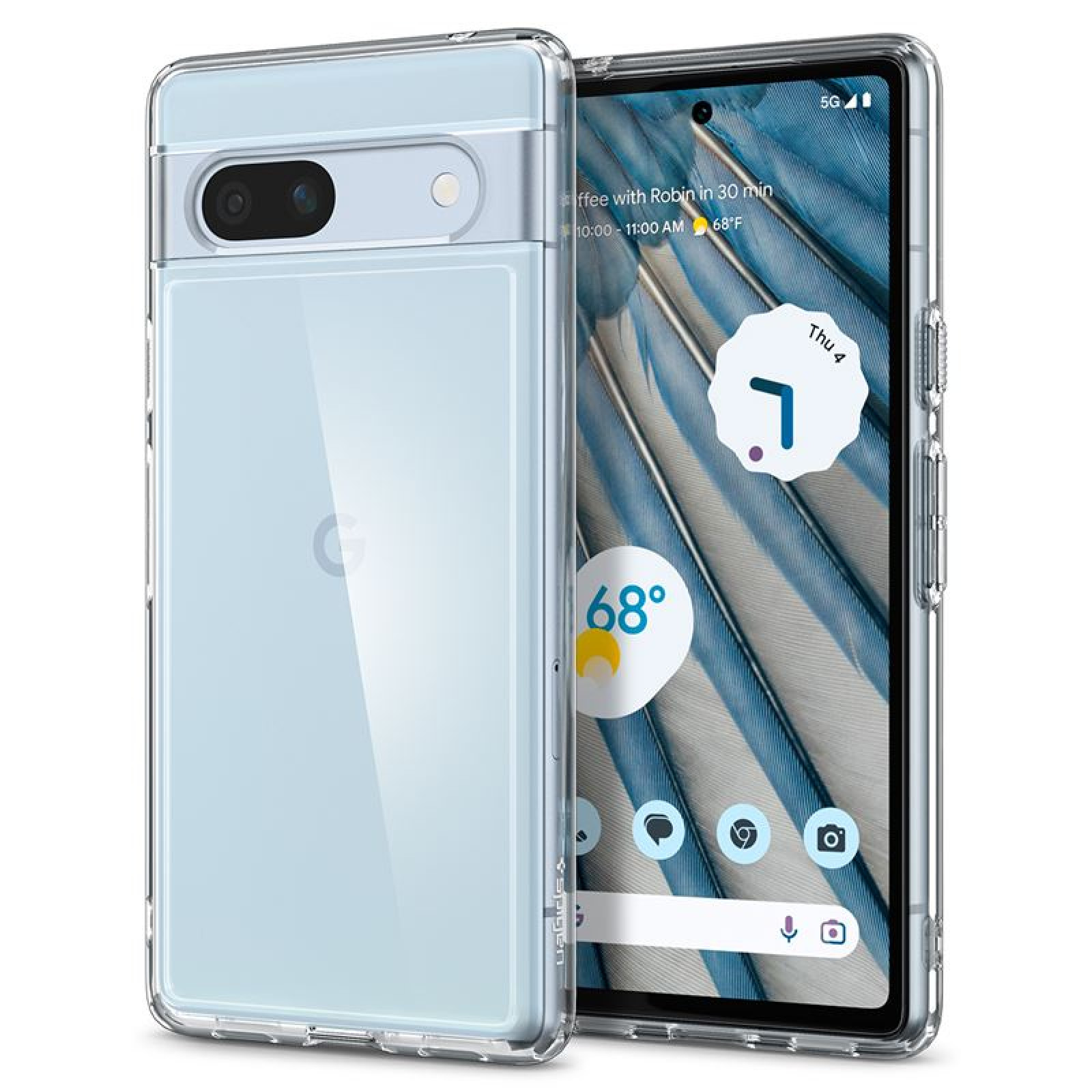 Гръб Spigen Ultra Hybrid за Google Pixel 7a - Прозрачен