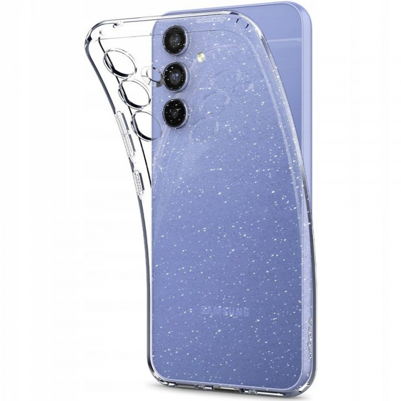 Гръб Spigen Liquid Crystal Glitter за Samsung Galaxy A54 5G - Прозрачен