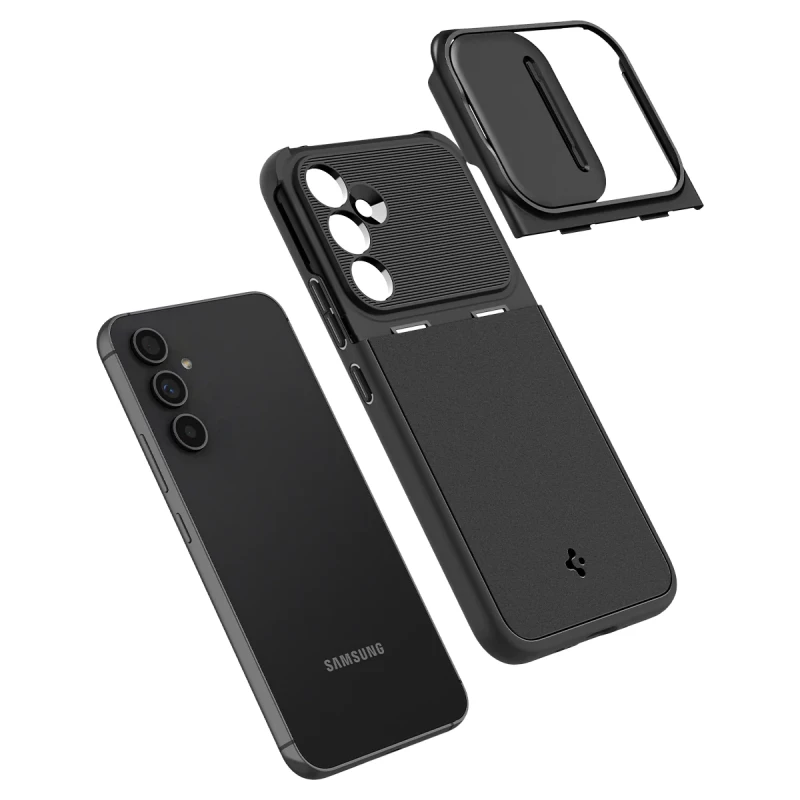 Гръб Spigen Optik Armor, black - Samsung Galaxy A54 5G