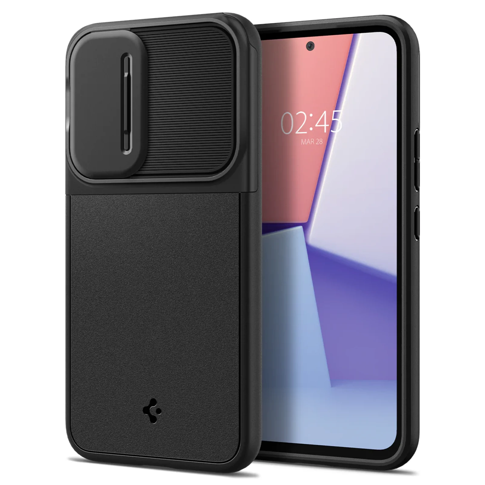 Гръб Spigen Optik Armor, black - Samsung Galaxy A54 5G