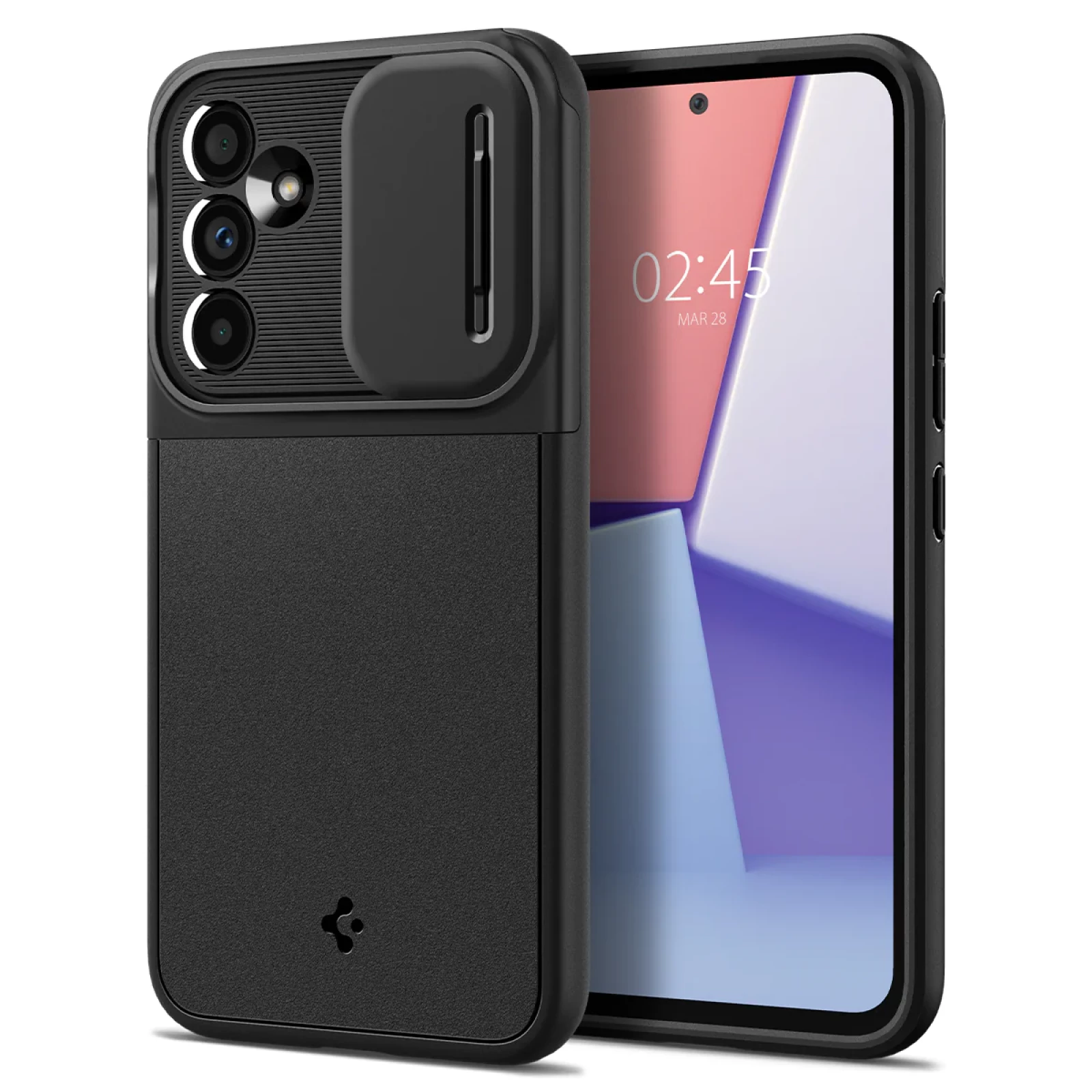 Гръб Spigen Optik Armor, black - Samsung Galaxy A54 5G